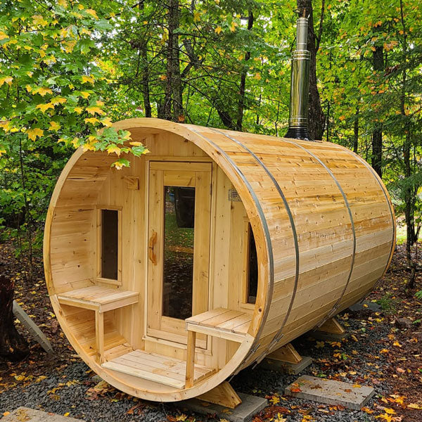 Dundalk Leisurecraft CT Tranquility 6-8 Person Barrel Sauna