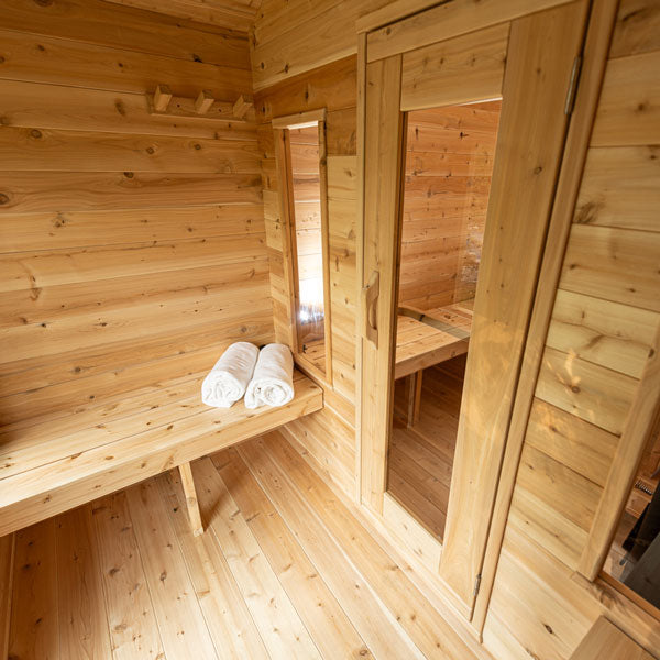 Dundalk Leisurecraft CT Georgian Cabin 6 Person Sauna with Changeroom