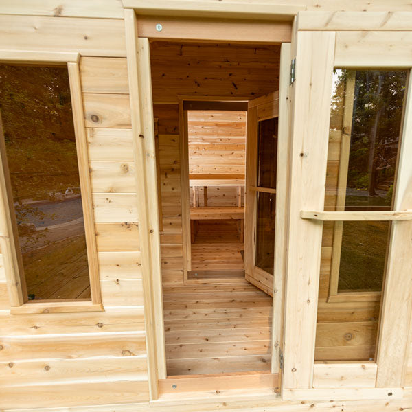 Dundalk Leisurecraft CT Georgian Cabin 6 Person Sauna with Changeroom