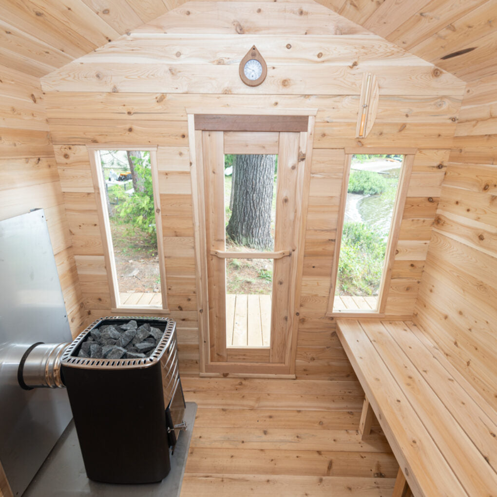 Dundalk Leisurecraft CT Georgian 6 Person Cabin Sauna