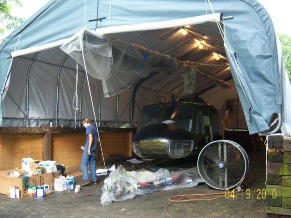 Rhino Shelters 22’W x 48’L x 12’H Instant Garage (Joined)
