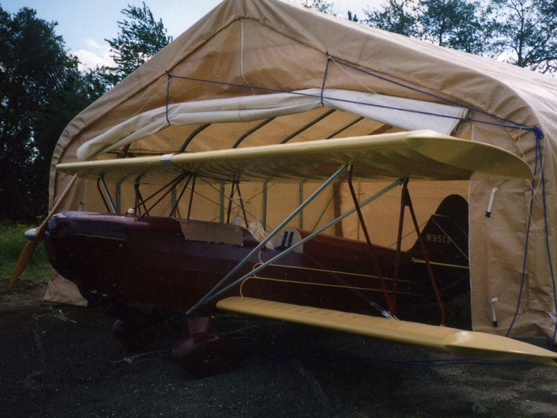 Rhino Shelters 22’W x 24’L x 12’H Instant Garage (Peak Style)