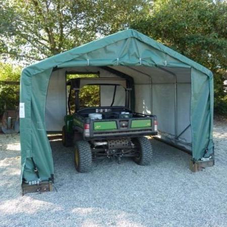 Rhino Shelters 10’W x 15’L x 8’H Storage Shed (House Style)