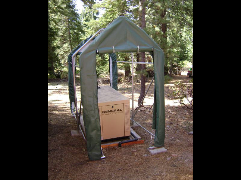 Rhino Shelters 5’W x 10’L x 8’H Storage Shed
