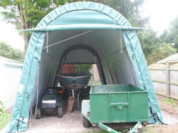 Rhino Shelters 14’W x 30’L x 12’H Instant Garage (Utility Building)
