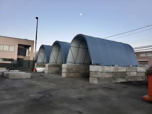 Rhino Shelters 14’W x 30’L x 12’H Instant Garage (Utility Building)