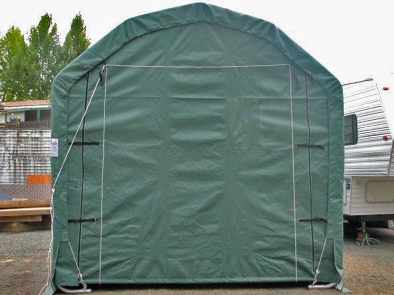 Rhino Shelters 12’W x 28’L x 12’H Instant Garage (Extended Barn Style)