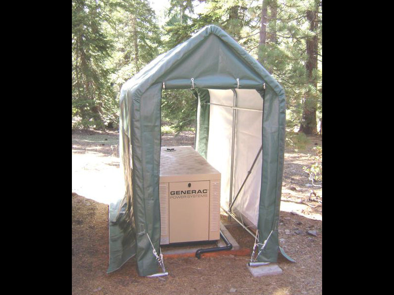 Rhino Shelters 5’W x 10’L x 8’H Storage Shed