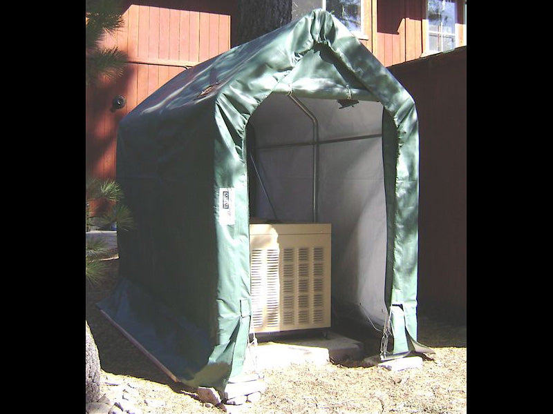 Rhino Shelters 5’W x 10’L x 8’H Storage Shed