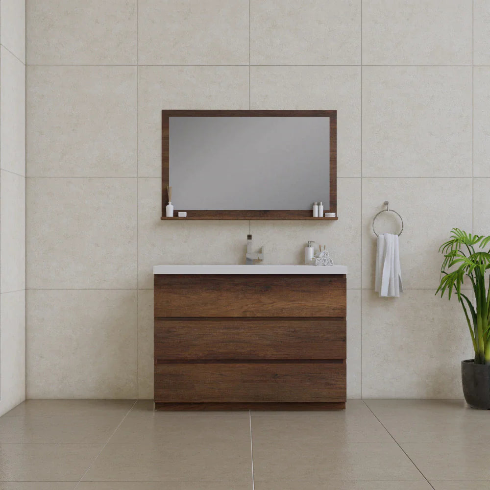 Alya Bath Paterno 48" Modern Freestanding Bathroom Vanity