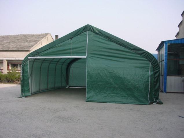 Rhino Shelters 22’W x 24’L x 12’H Instant Garage (Peak Style)