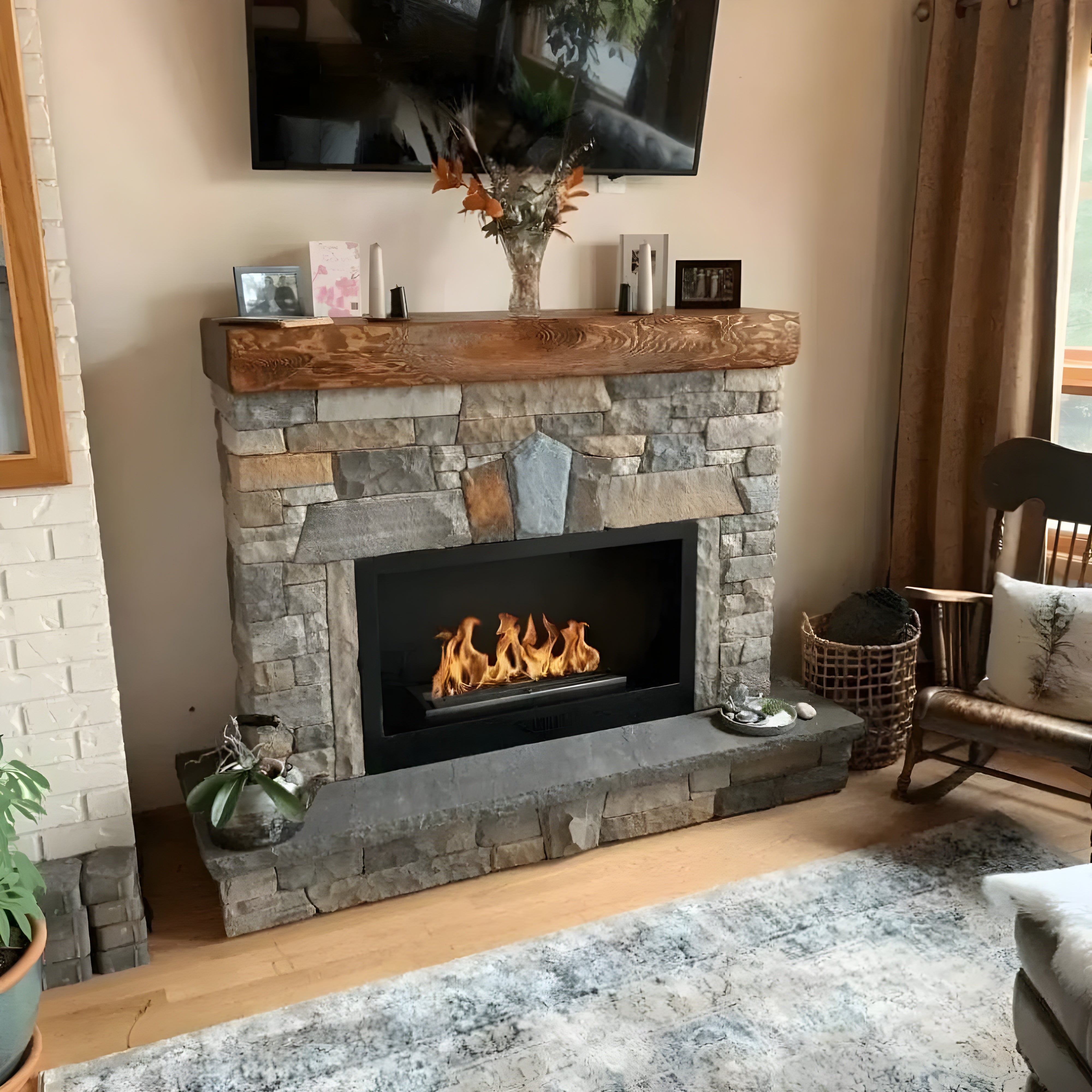 The Bio Flame SMART Burner Remote Controlled Ethanol Fireplace Burner