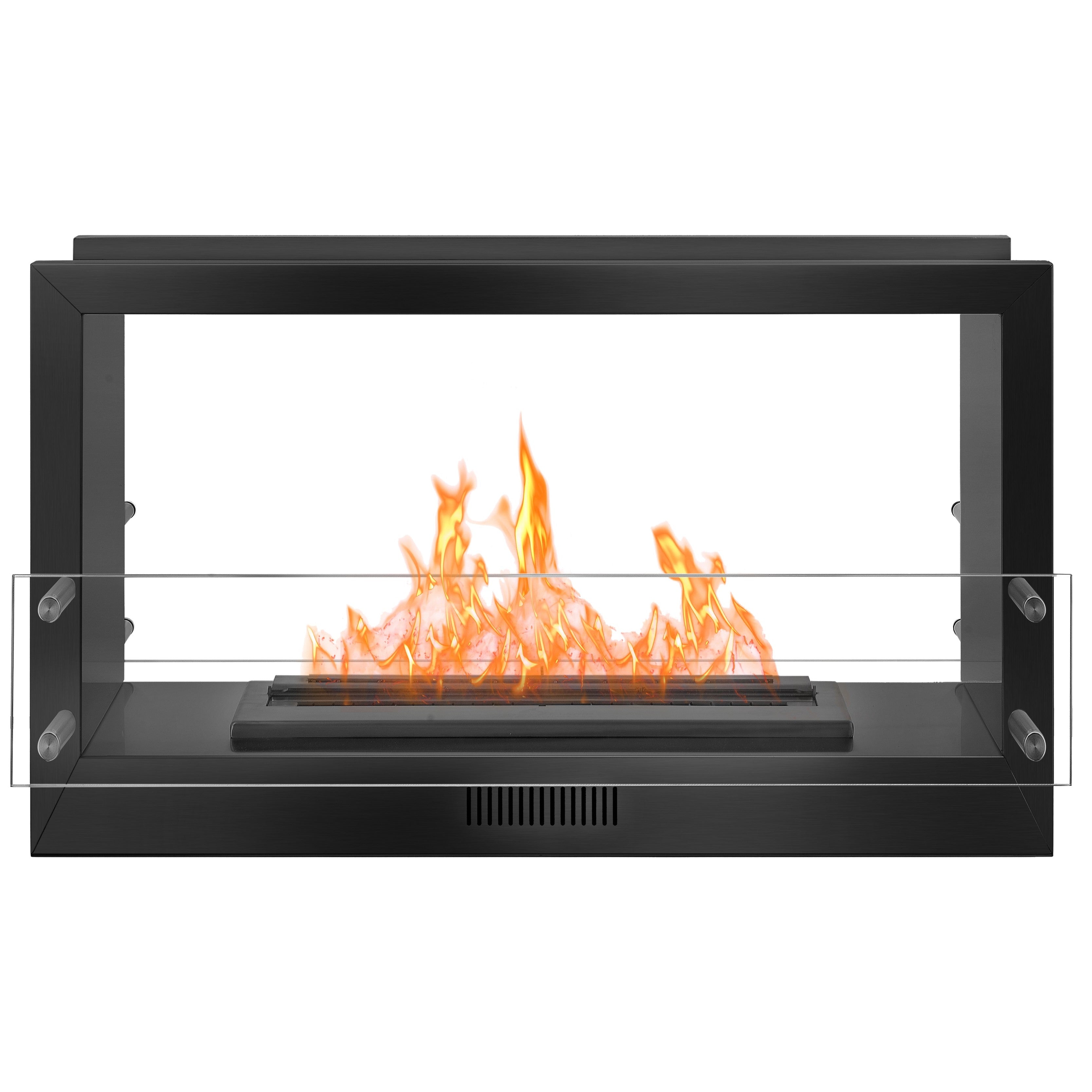 The Bio Flame 38" Firebox Double-Sided Ethanol Fireplace