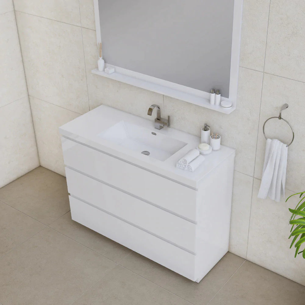 Alya Bath Paterno 48" Modern Freestanding Bathroom Vanity