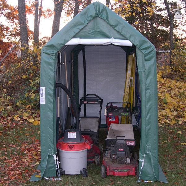Rhino Shelters 5’W x 10’L x 8’H Storage Shed