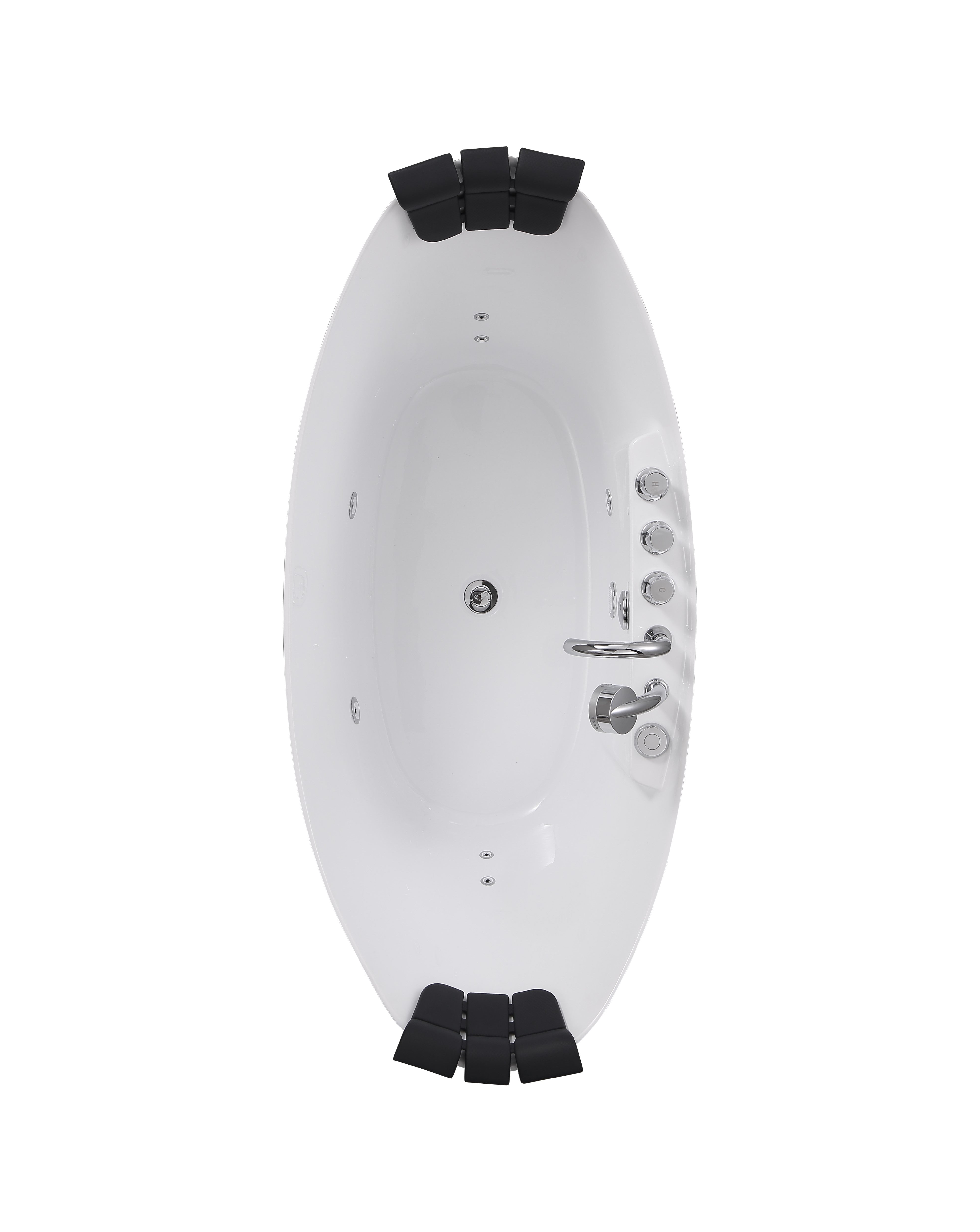 Empava-59AIS11 59" Whirlpool Freestanding Whirlpool Bathtub