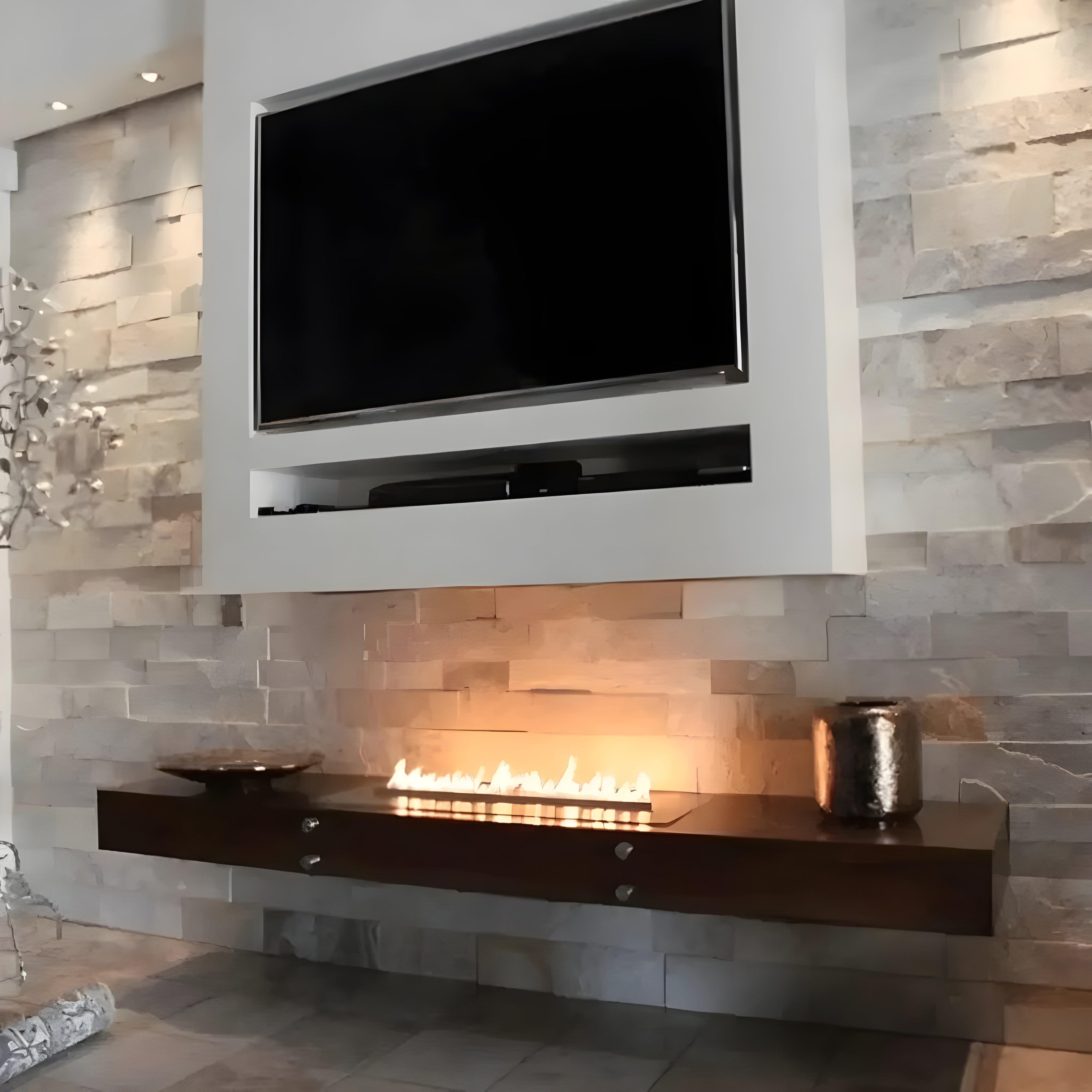The Bio Flame SMART Burner Remote Controlled Ethanol Fireplace Burner