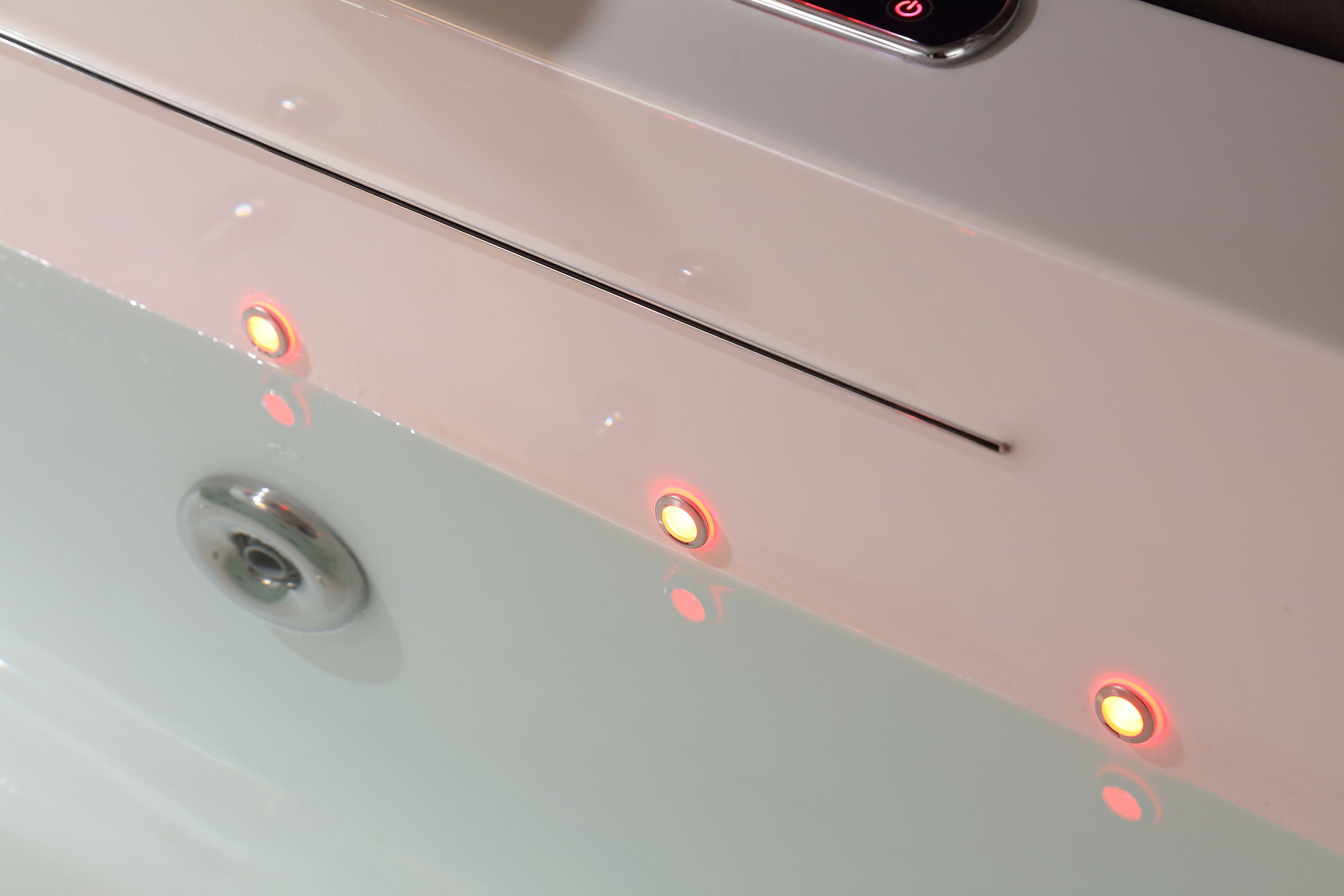 Empava-67JT351LED 67" Thermostatic Combination Massage Tub