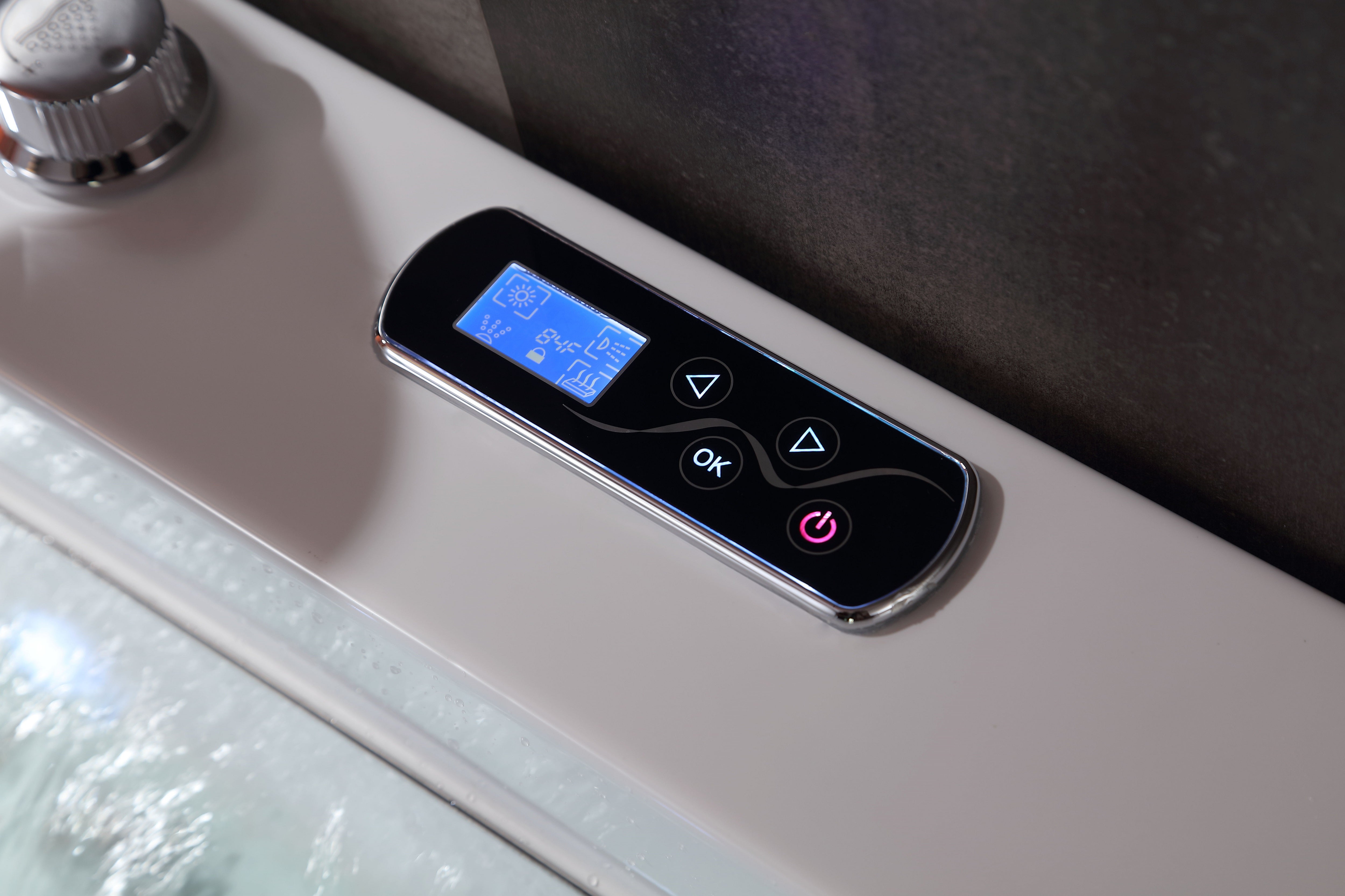 Empava-67JT351LED 67" Thermostatic Combination Massage Tub