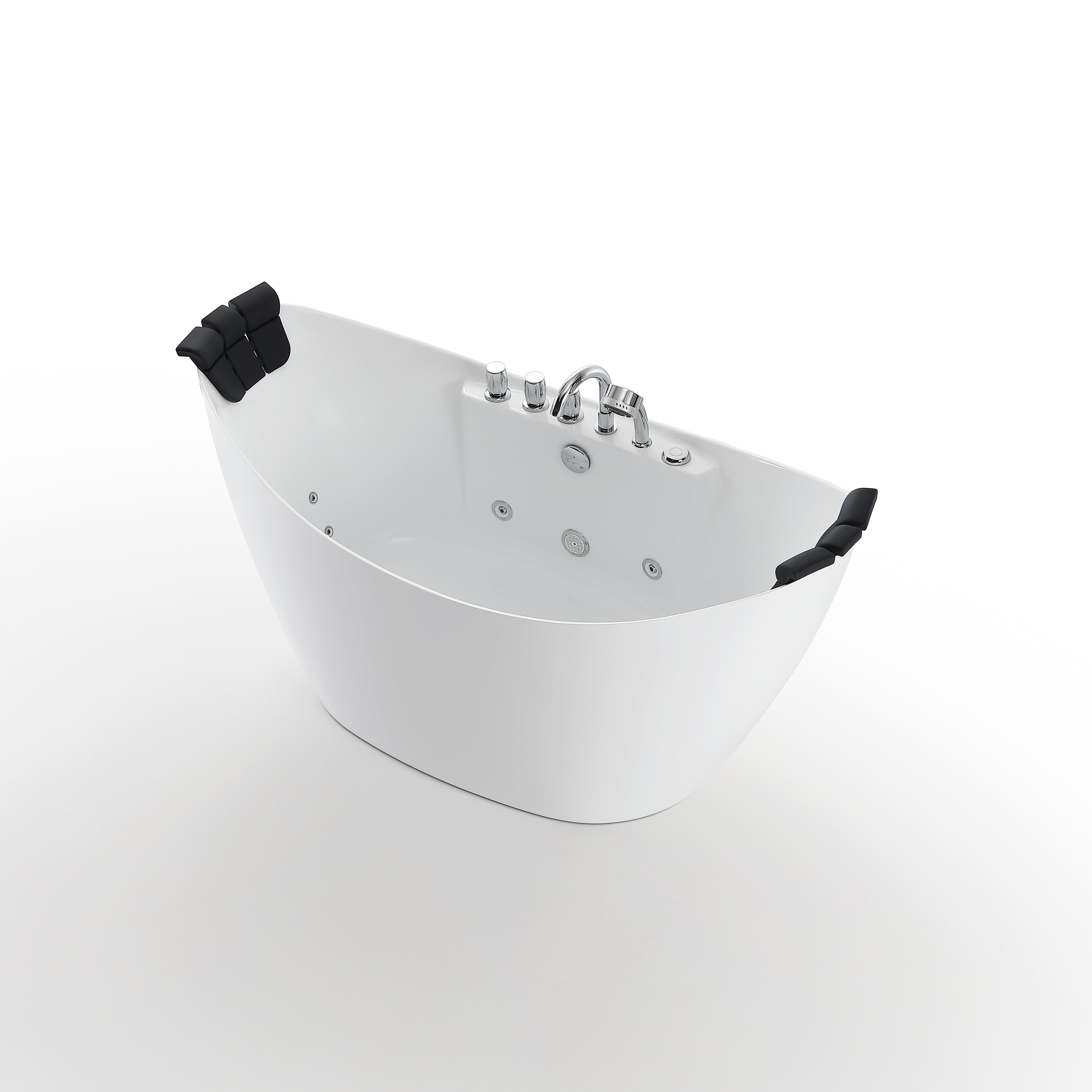 Empava-59AIS11 59" Whirlpool Freestanding Whirlpool Bathtub