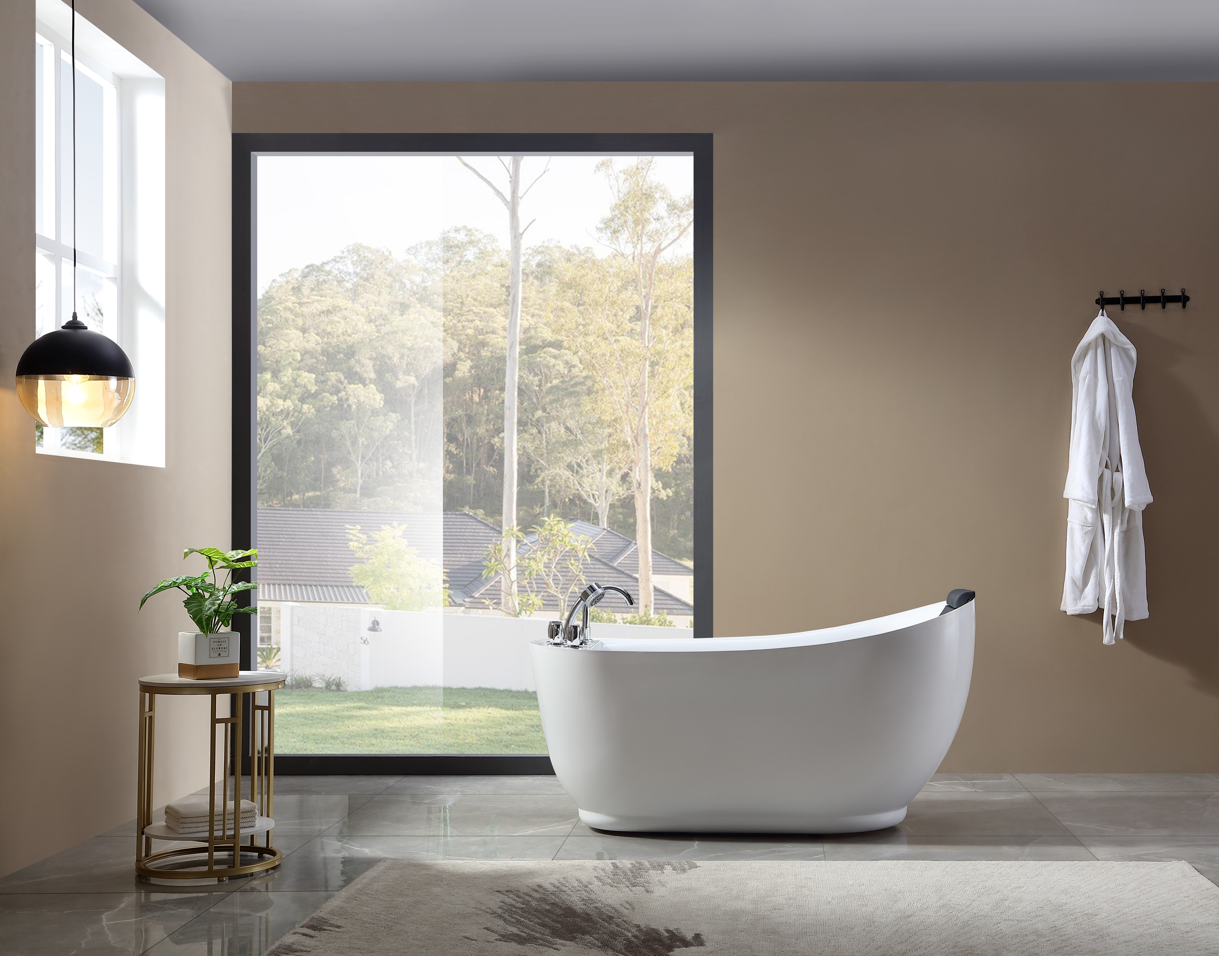 Empava-67AIS05 67" Freestanding Whirlpool Bathtub