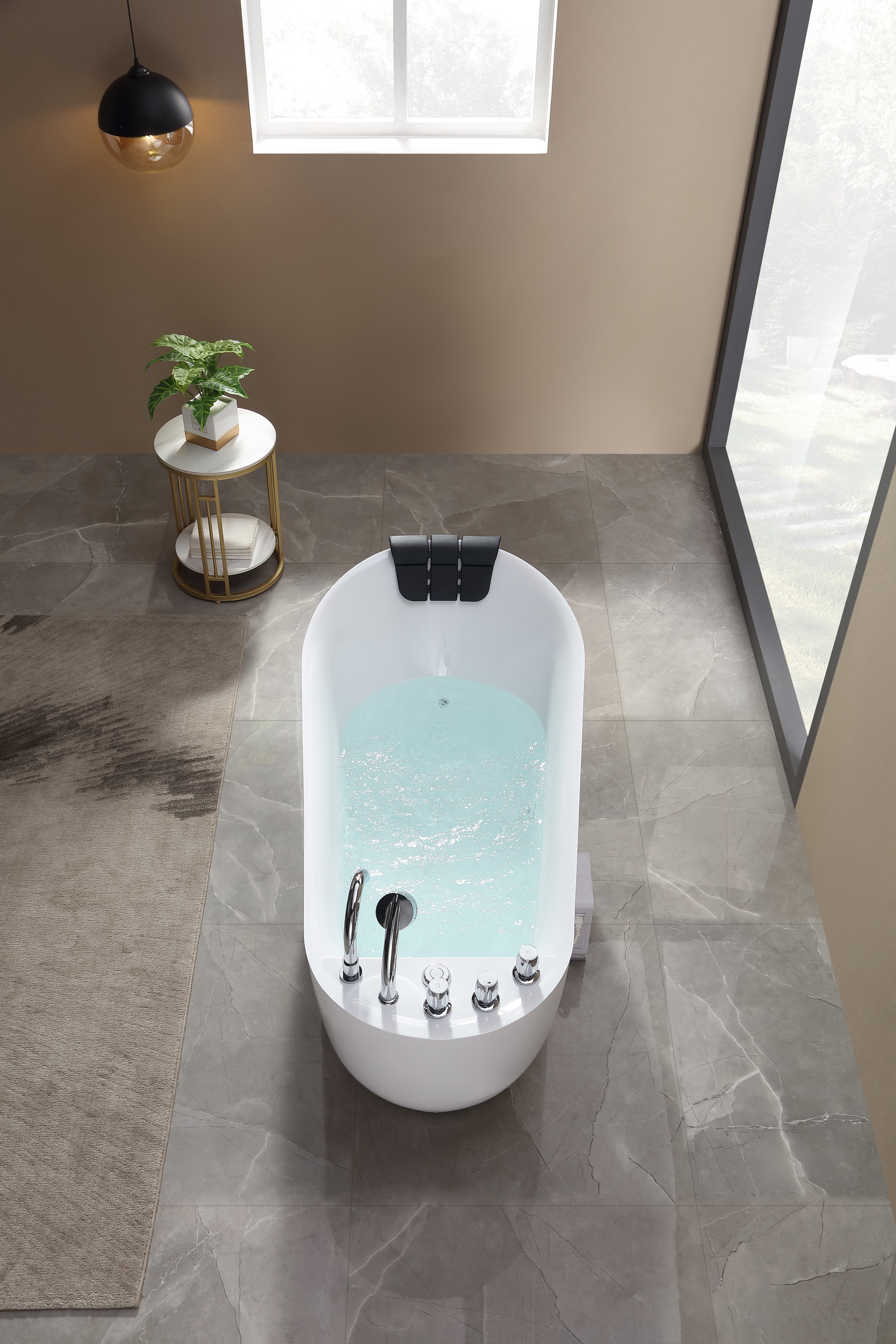 Empava-67AIS05 67" Freestanding Whirlpool Bathtub