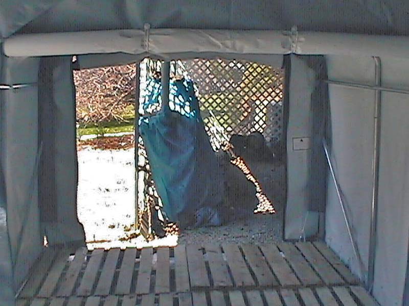 Rhino Shelters 8’W x 8’L x 8’H Storage Shed (House Style)