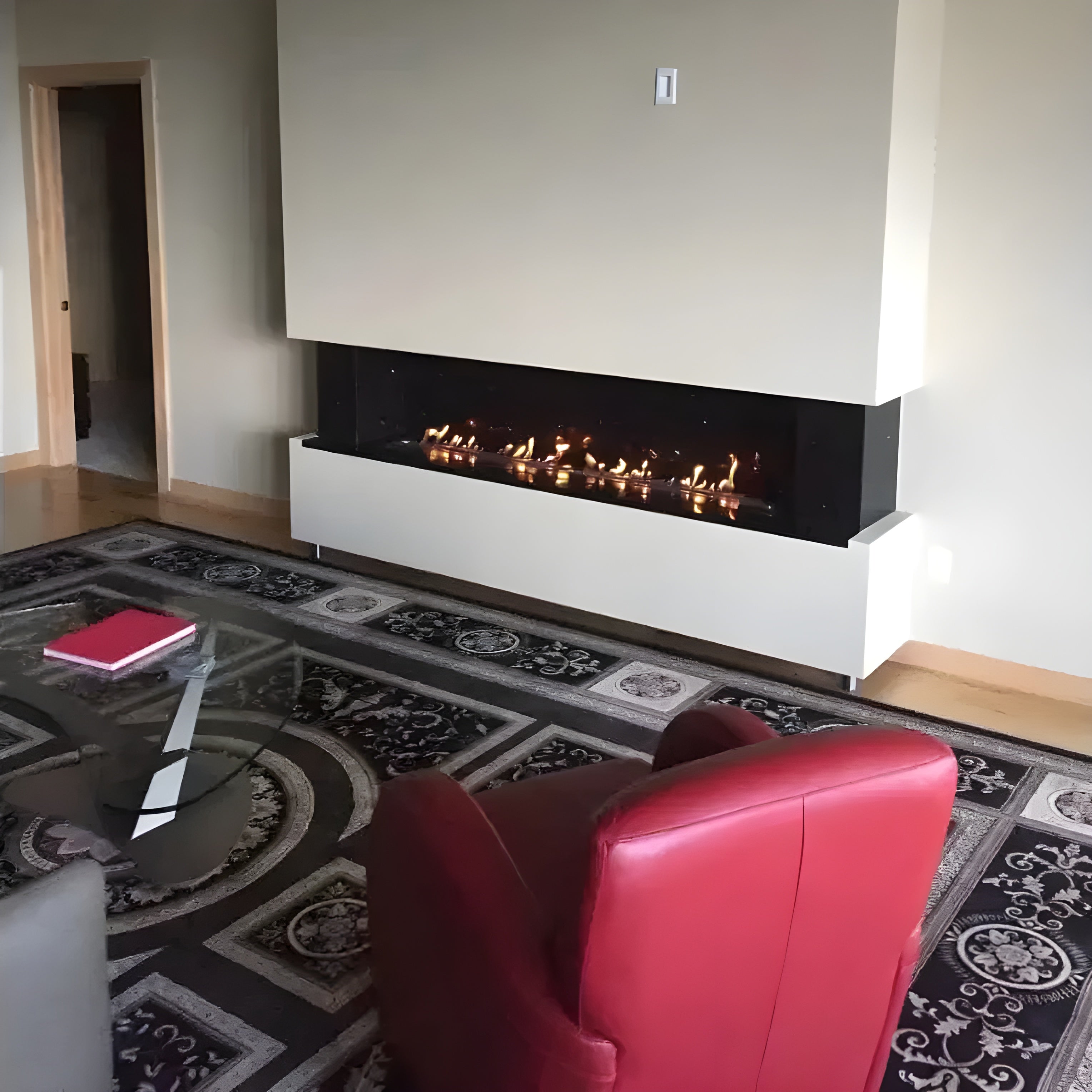 The Bio Flame SMART Burner Remote Controlled Ethanol Fireplace Burner