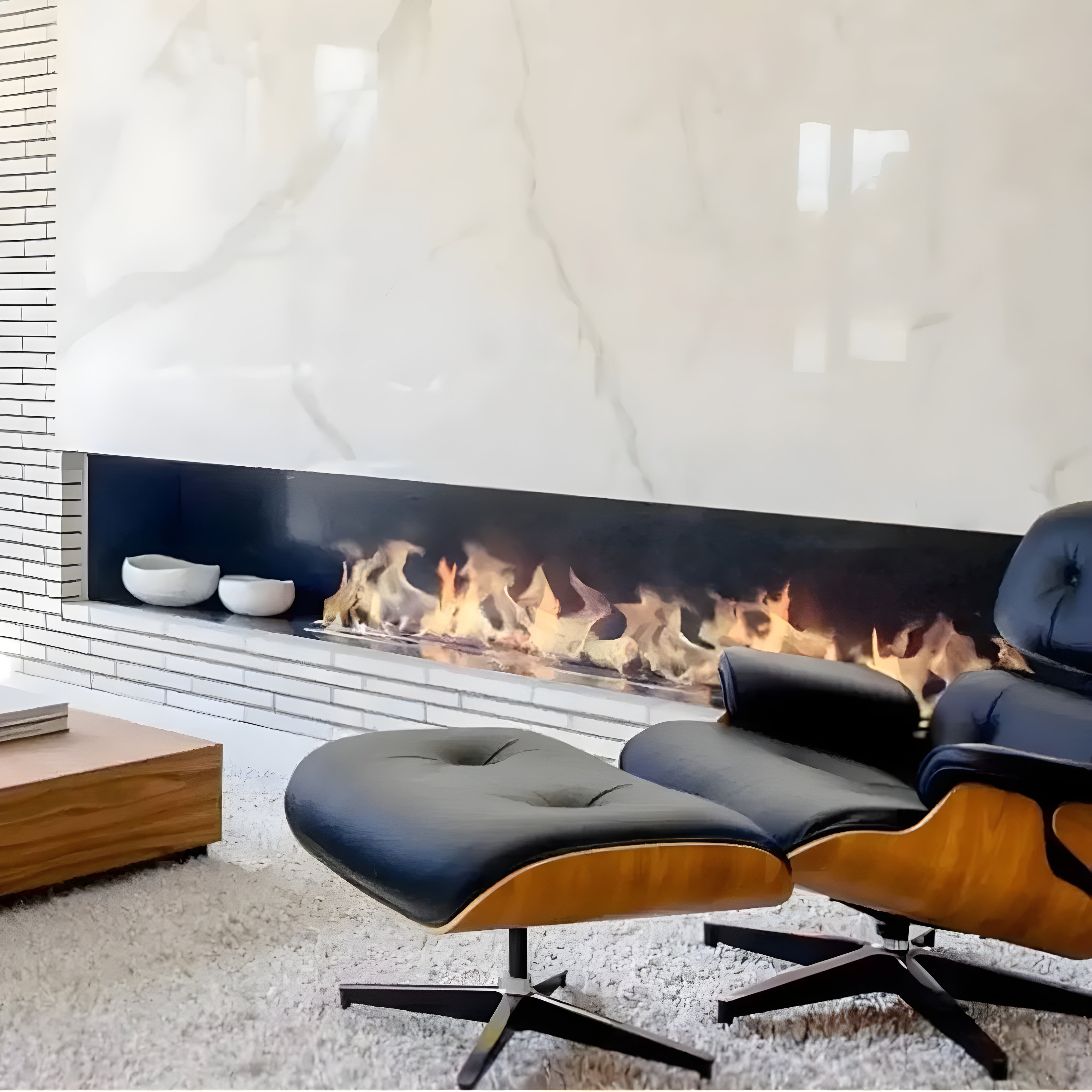 The Bio Flame SMART Burner Remote Controlled Ethanol Fireplace Burner