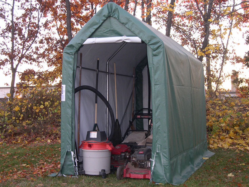 Rhino Shelters 5’W x 10’L x 8’H Storage Shed