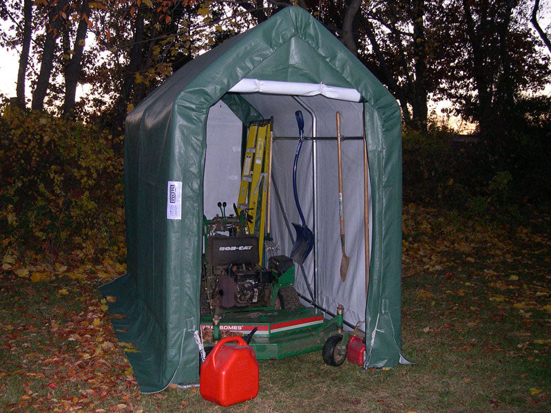 Rhino Shelters 5’W x 10’L x 8’H Storage Shed