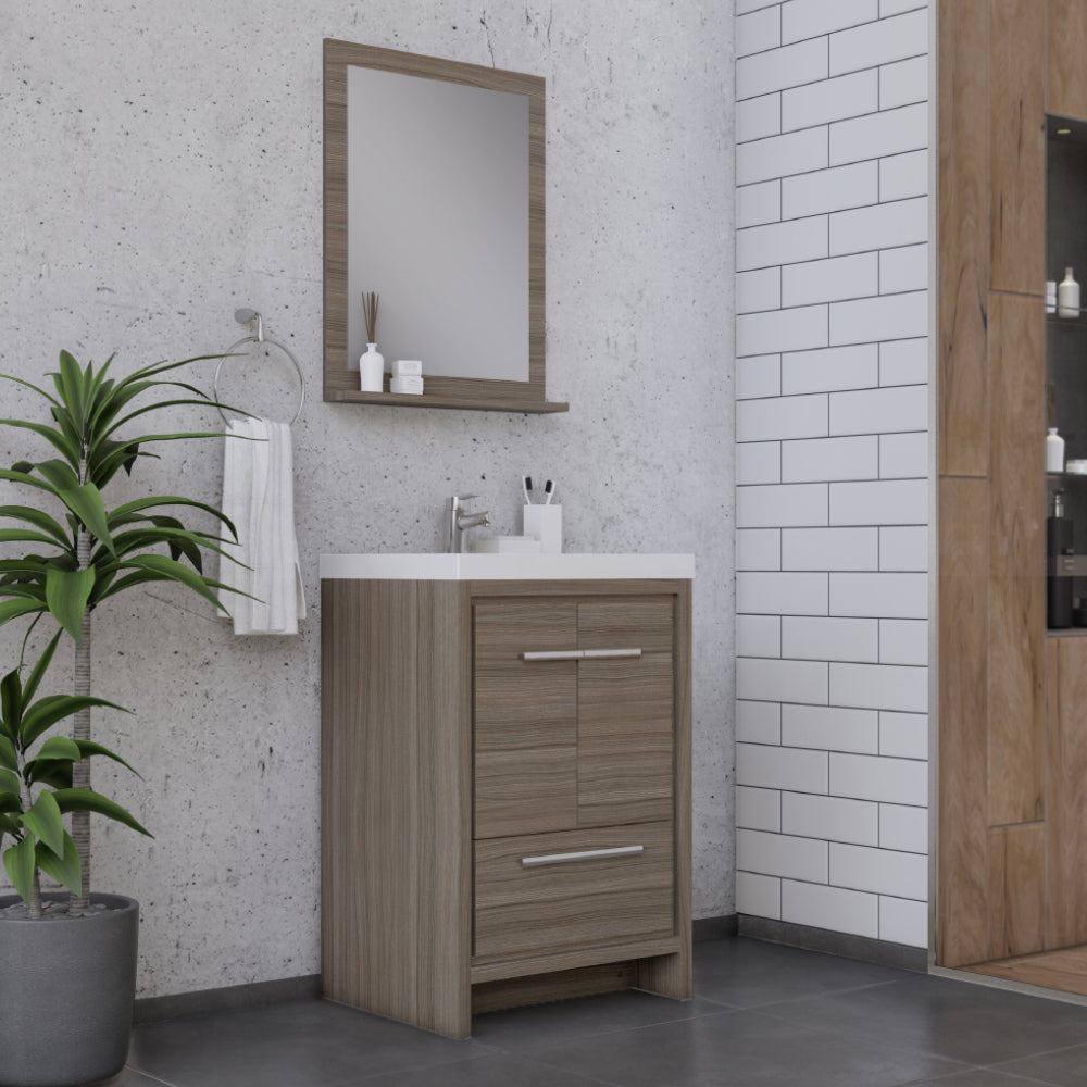 Alya Bath Sortino 24" Modern Bathroom Vanity