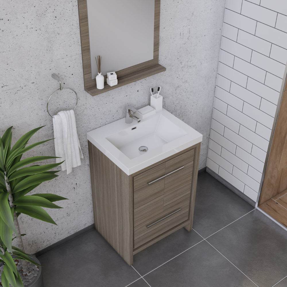 Alya Bath Sortino 24" Modern Bathroom Vanity