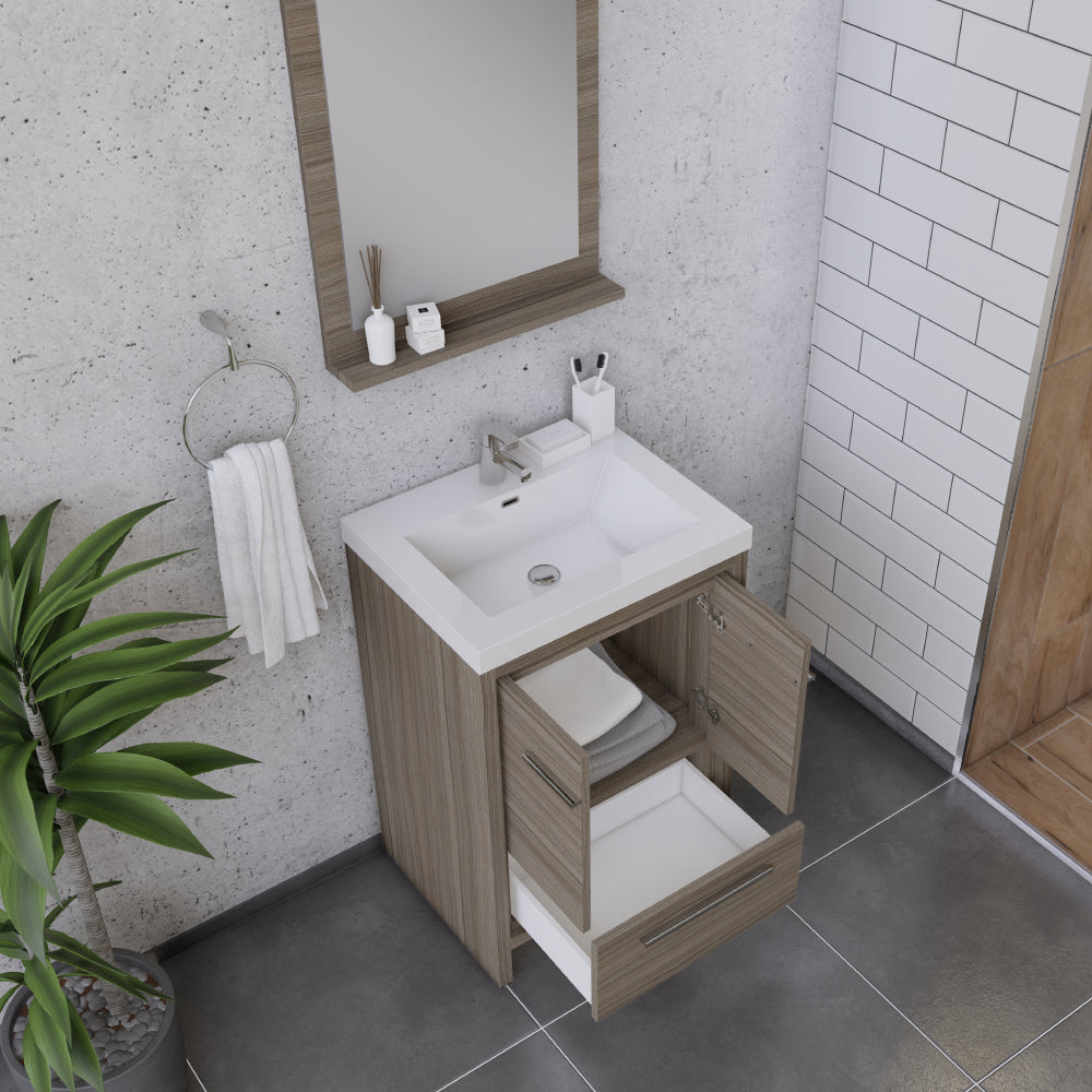 Alya Bath Sortino 24" Modern Bathroom Vanity