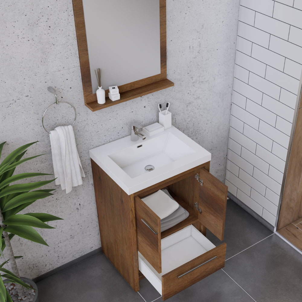 Alya Bath Sortino 24" Modern Bathroom Vanity