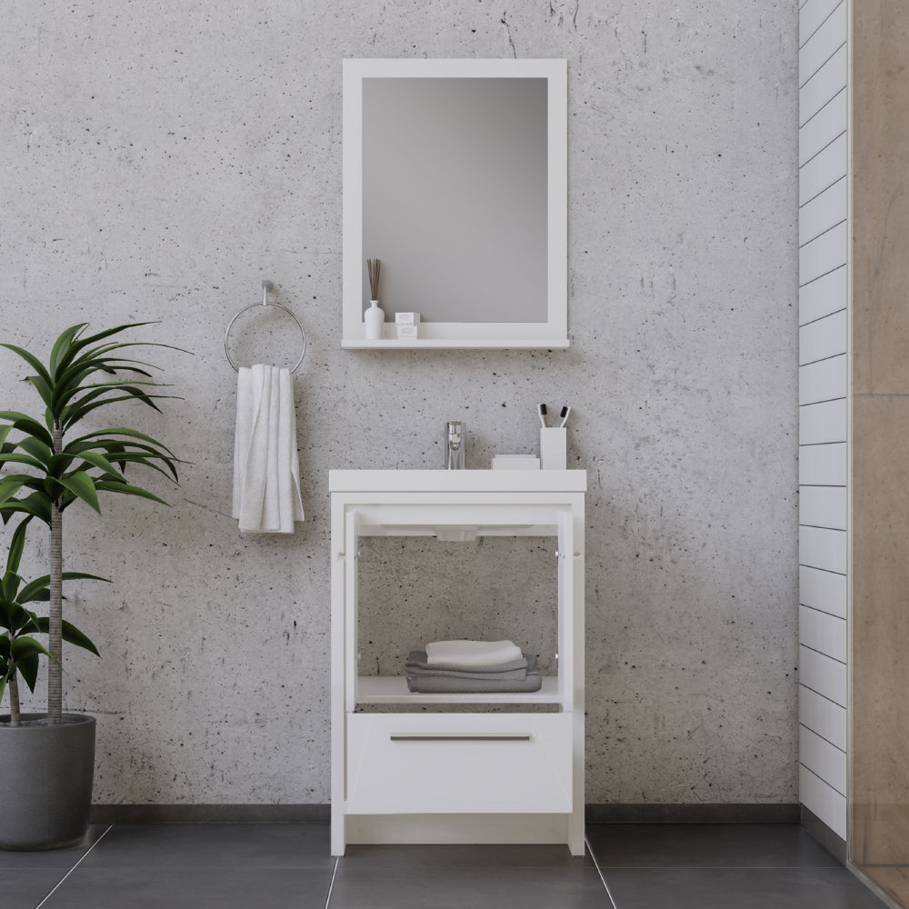 Alya Bath Sortino 24" Modern Bathroom Vanity