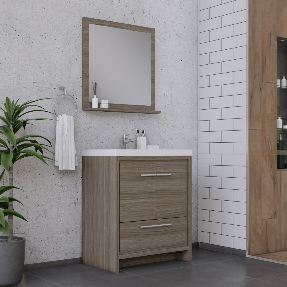 Alya Bath Sortino 30" Modern Bathroom Vanity