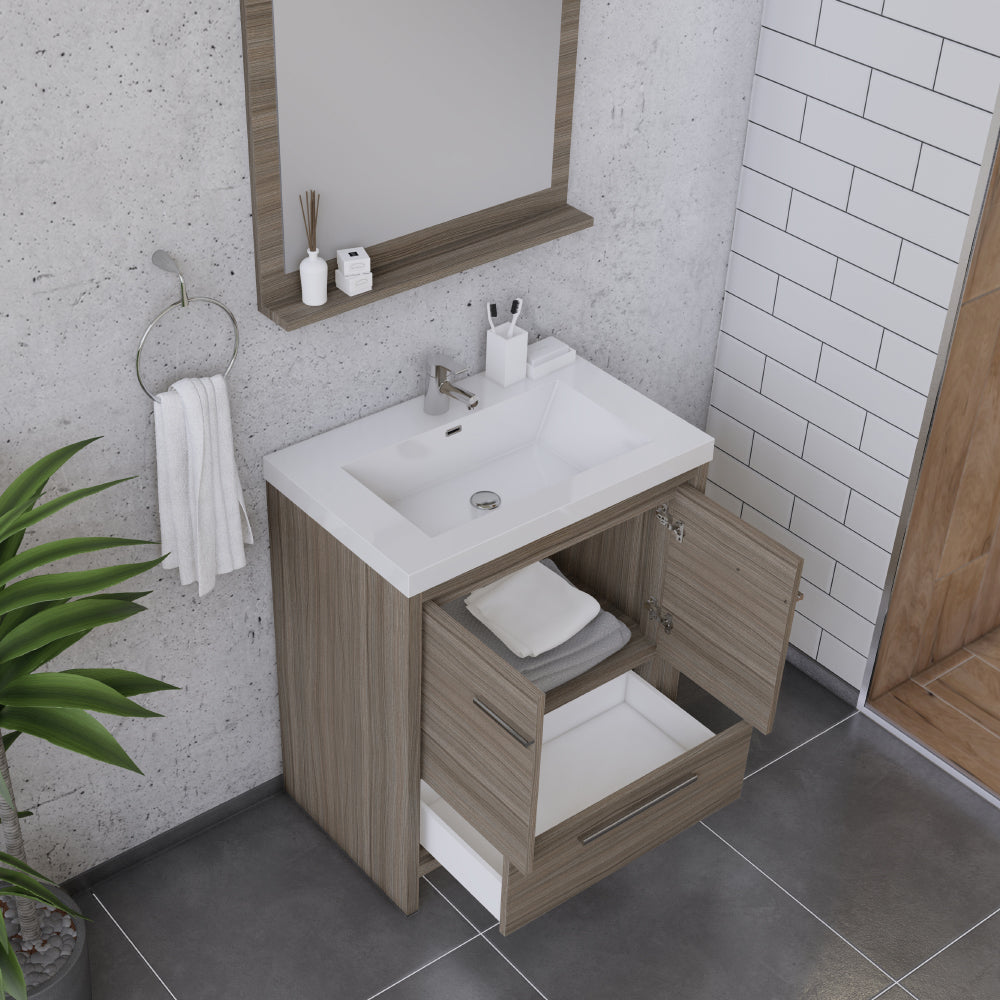 Alya Bath Sortino 30" Modern Bathroom Vanity