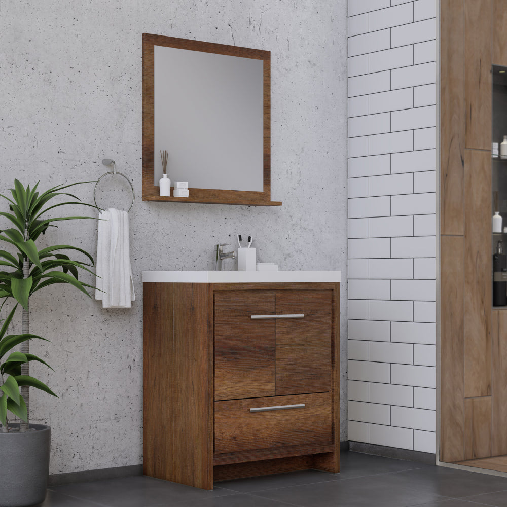 Alya Bath Sortino 30" Modern Bathroom Vanity