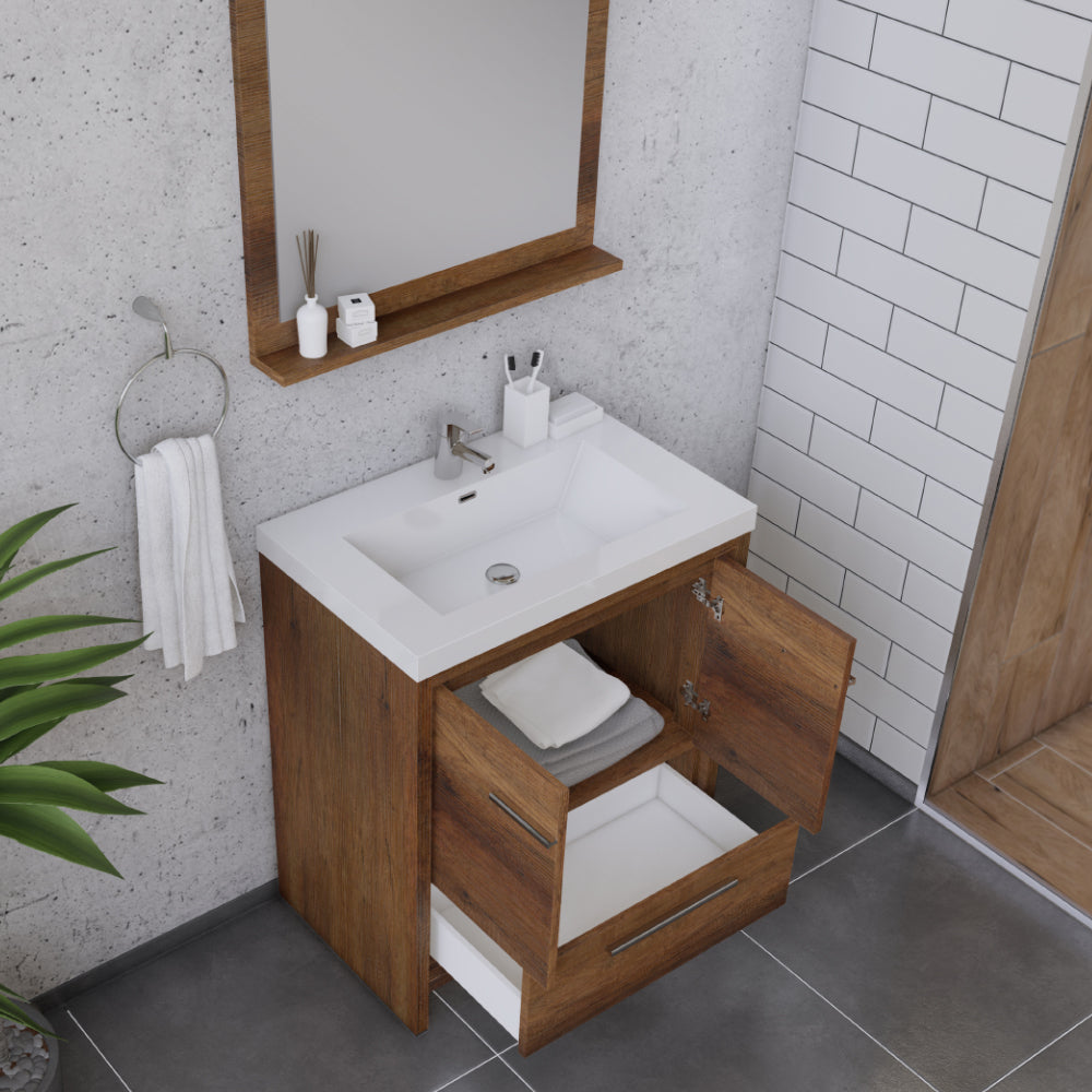 Alya Bath Sortino 30" Modern Bathroom Vanity