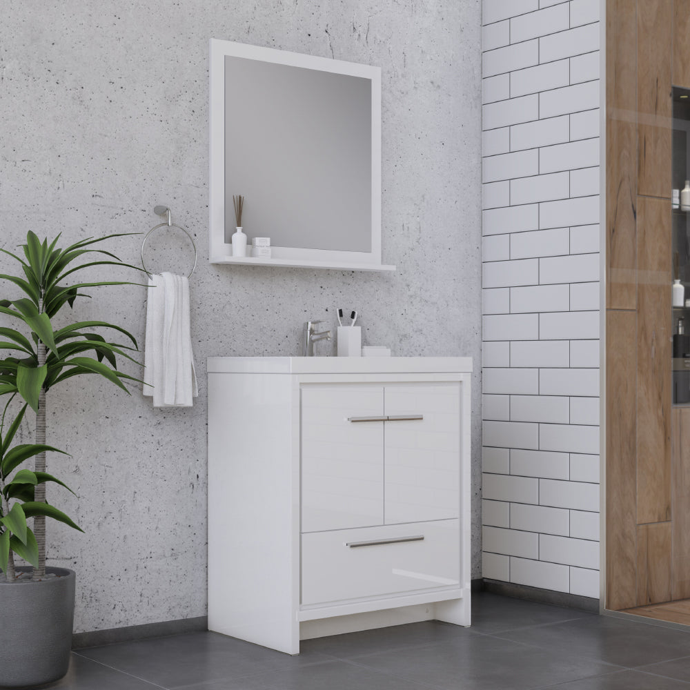 Alya Bath Sortino 30" Modern Bathroom Vanity