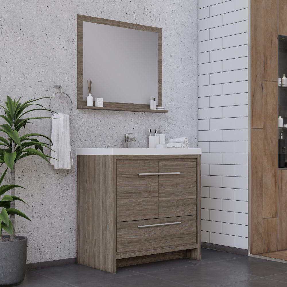 Alya Bath Sortino 36" Modern Bathroom Vanity