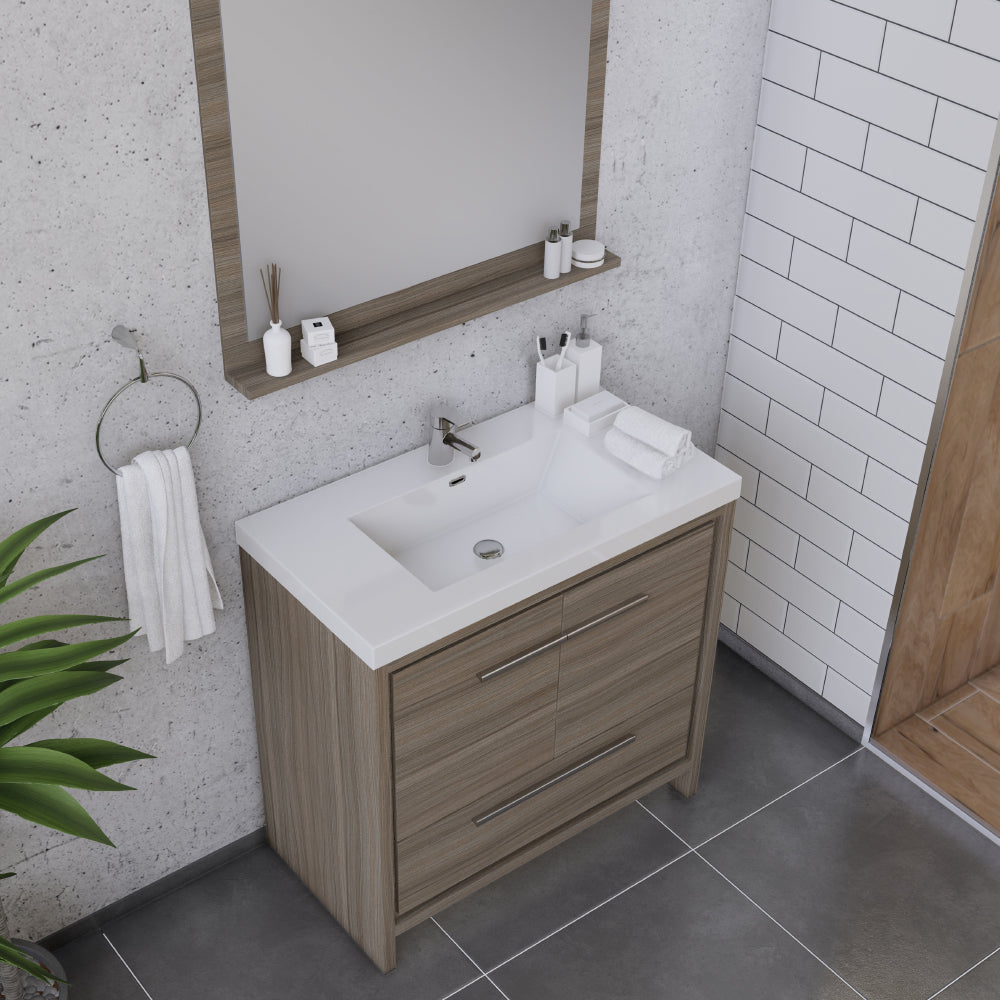 Alya Bath Sortino 36" Modern Bathroom Vanity