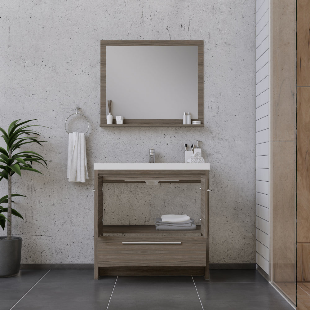 Alya Bath Sortino 36" Modern Bathroom Vanity