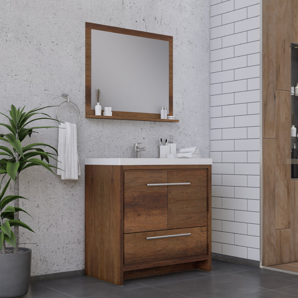 Alya Bath Sortino 36" Modern Bathroom Vanity