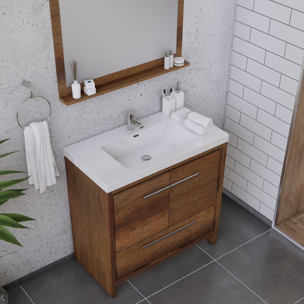 Alya Bath Sortino 36" Modern Bathroom Vanity