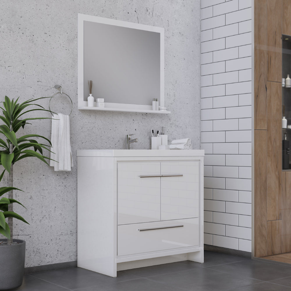 Alya Bath Sortino 36" Modern Bathroom Vanity