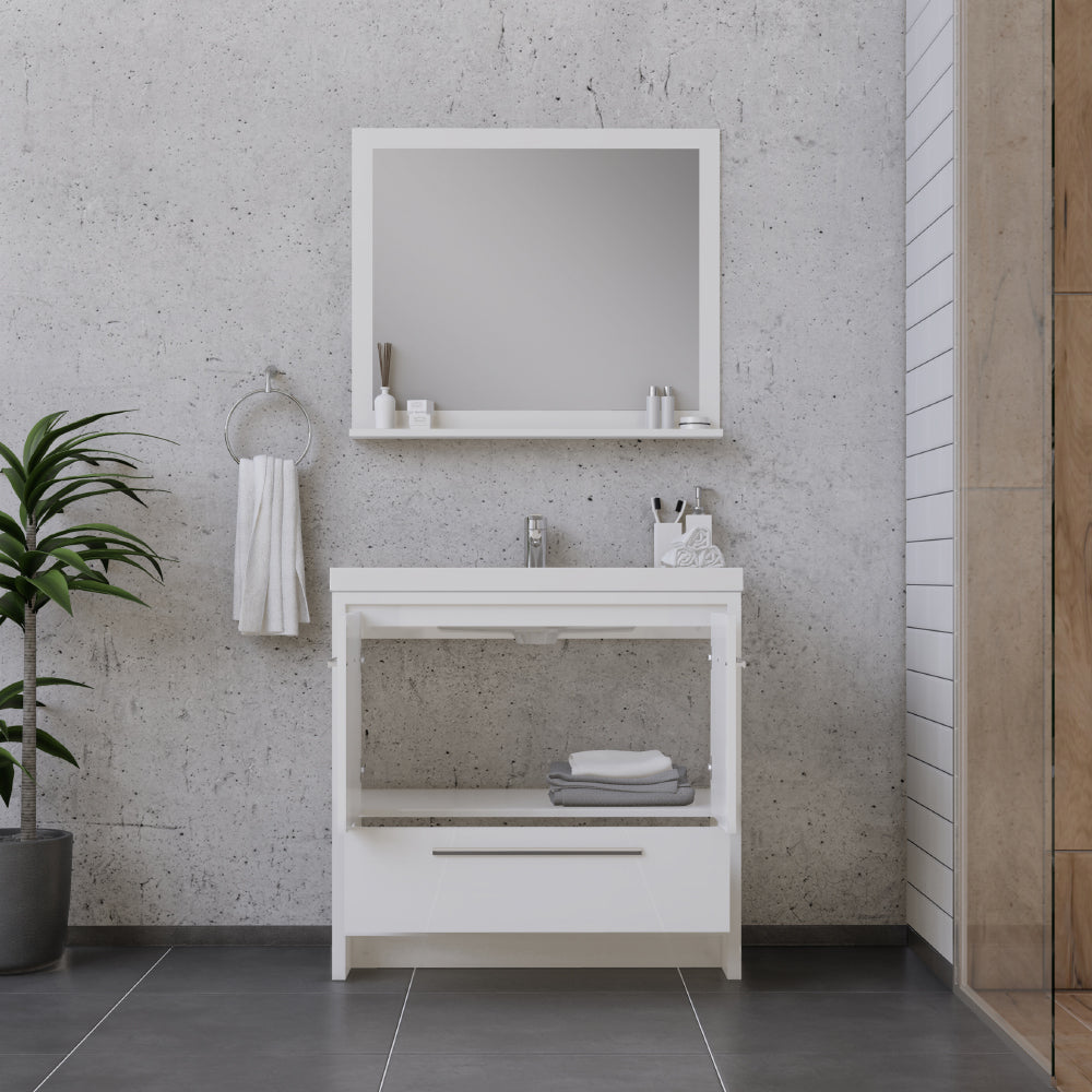 Alya Bath Sortino 36" Modern Bathroom Vanity