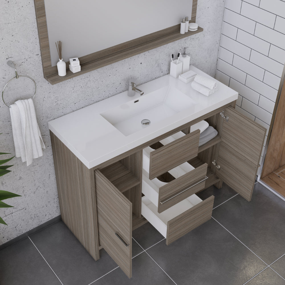 Alya Bath Sortino 48" Modern Bathroom Vanity