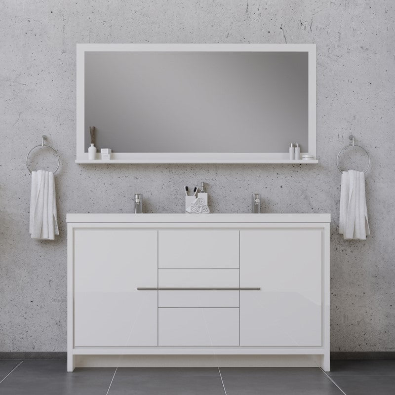 Alya Bath Sortino 84" Modern Bathroom Vanity